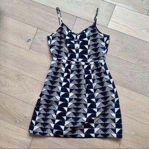 Madewell Silk Cami Triangle Trio Ballad Dress 4